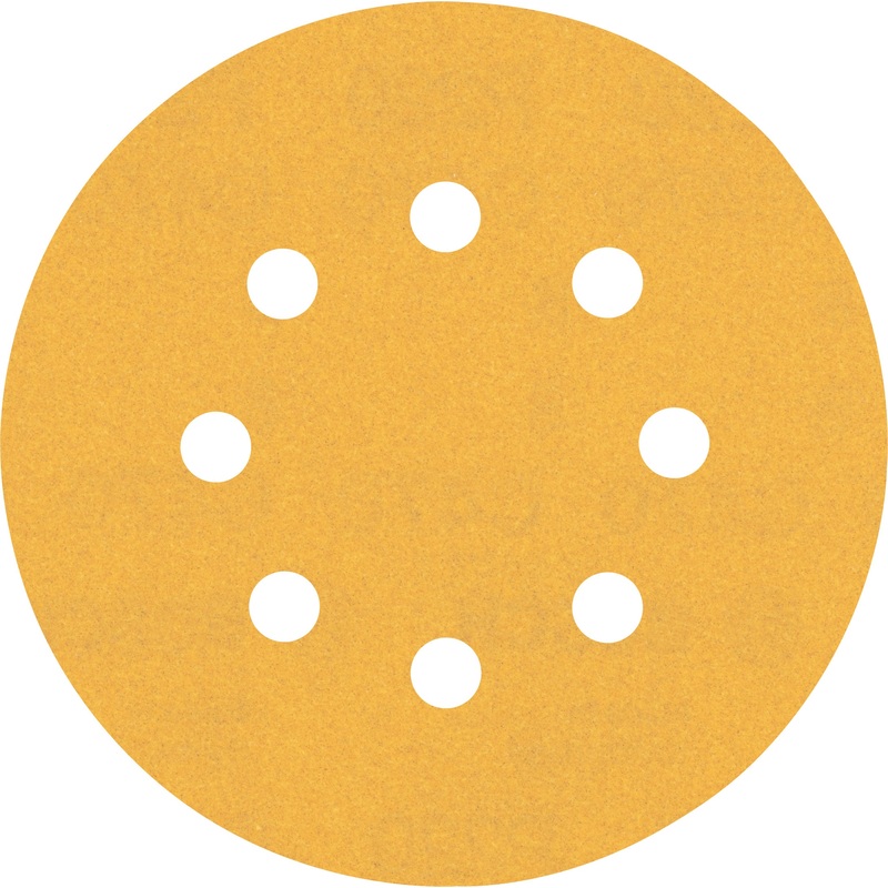 Bosch EXPERT C470 Sandpaper with 8 holes for Random Orbital Sanders 125 mm. G 220 50 pc 2608901121