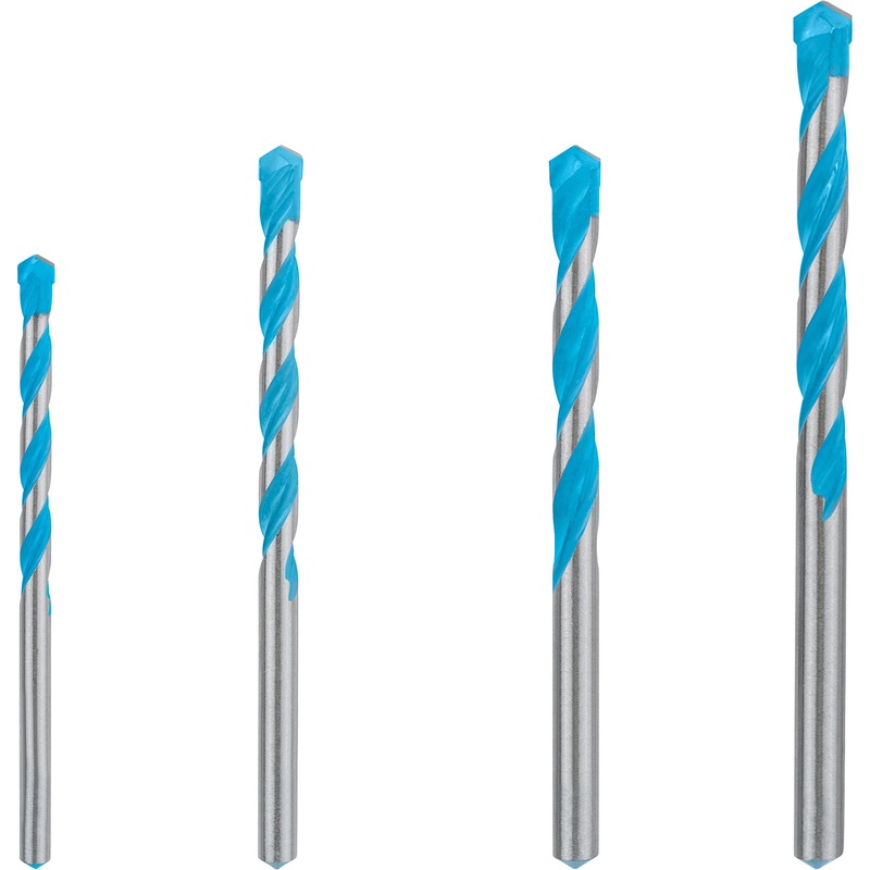 Bosch EXPERT MultiConstruction CYL 9 Drill Bit Set 5.5 6 7 8 mm 4 pc 2608900650