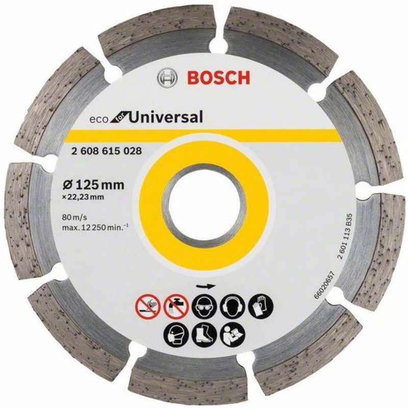 Bosch Diamond Cutting Disc Eco For Universal 125×22.23×2.0x7mm 2608615028
