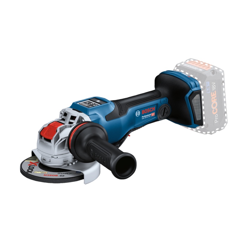 Bosch E-STOCK GWX 18V 15 PSC Cordless Angle Grinder 125mm BITURBO X LOCK 06019H6G00