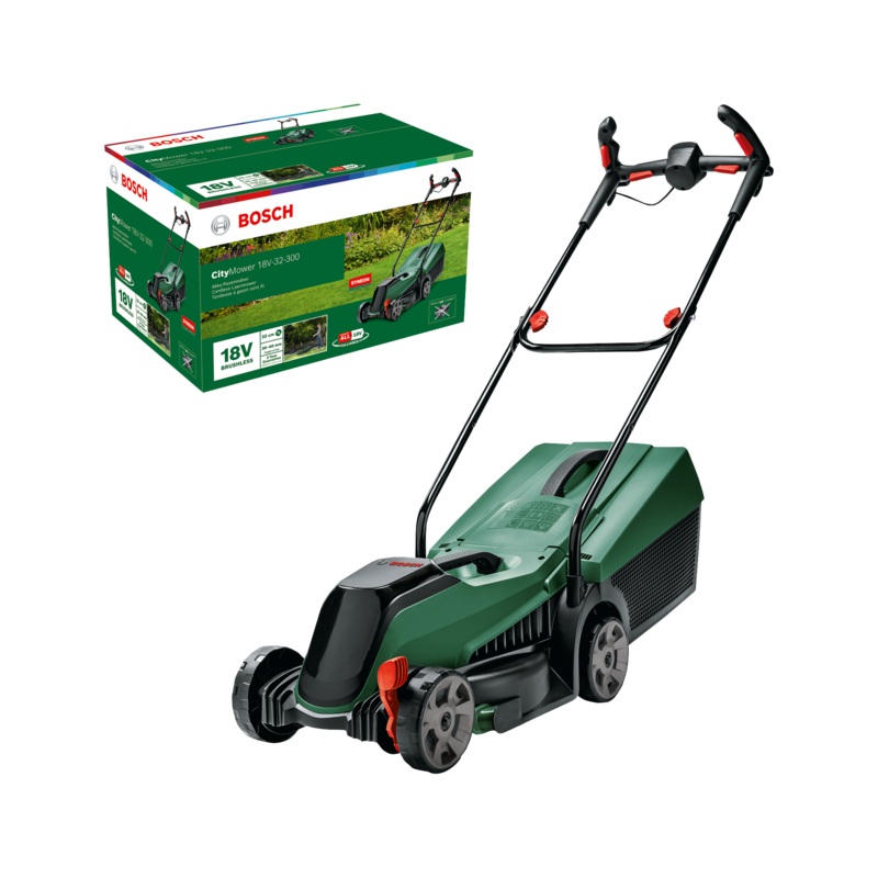 Bosch CityMower 18-32 (Baretool) (Classic Green) Cordless Lawn Mower 06008B9A08