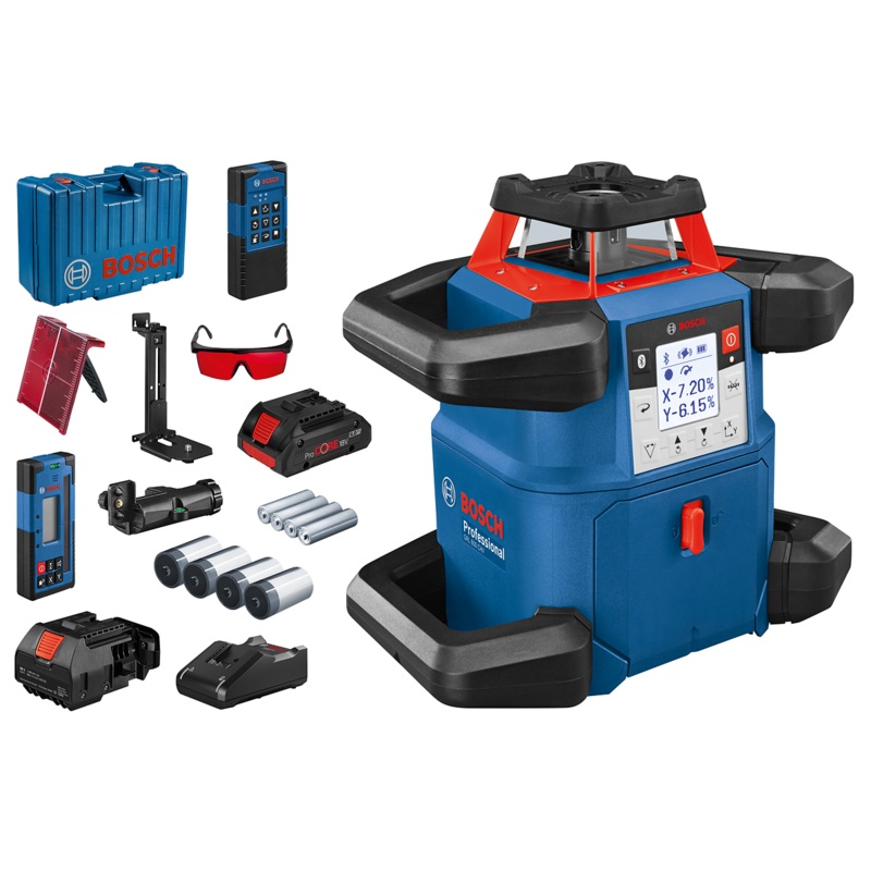 Bosch E-STOCK GRL 600 CHV Rotation Laser 1 x 4.0ah ProCore In Carrying Case 0601061F70