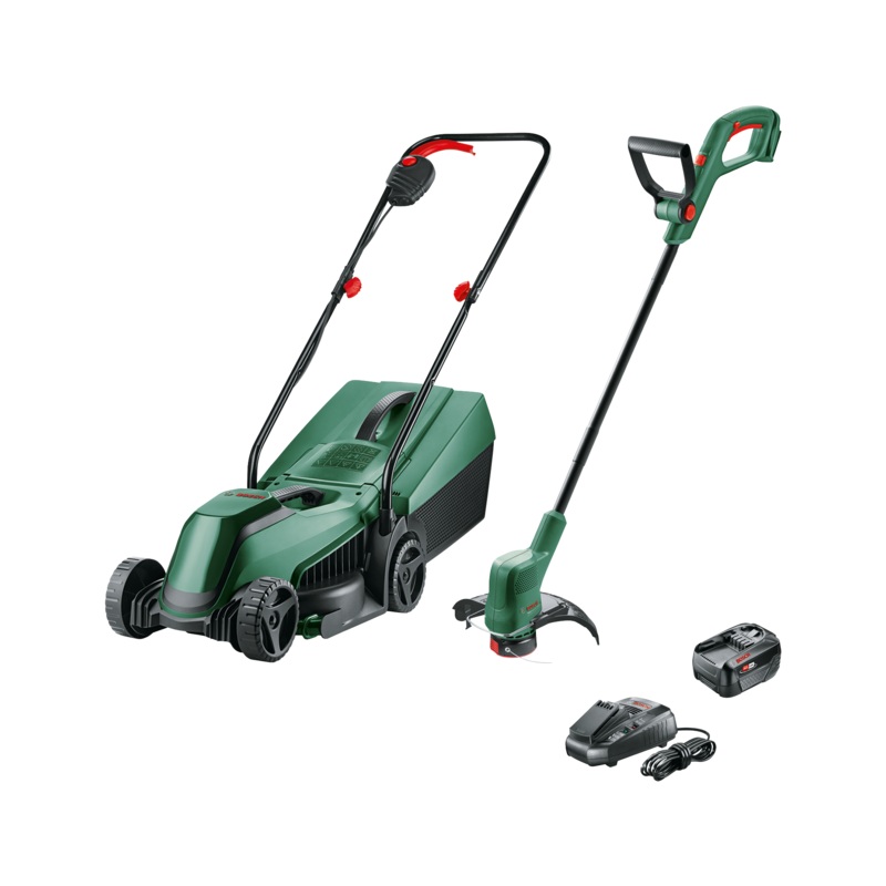 Bosch EasyMower 18V 32 200 + EasyGrasscut 18V 26 Cordless Lawn Mower 06008B9D71