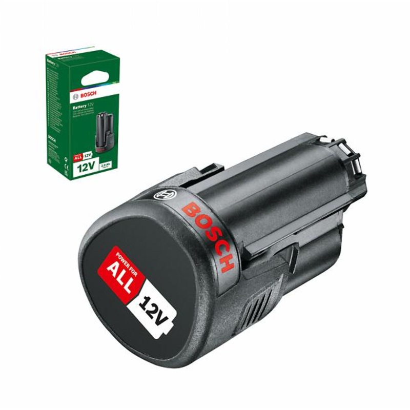 Bosch DIY Green 12V 2.0 Ah Battery Pack Lithium ion 1600A02N79