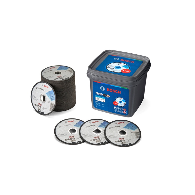Bosch 115mm Cutting disc in bucket kit (100) 061599765H
