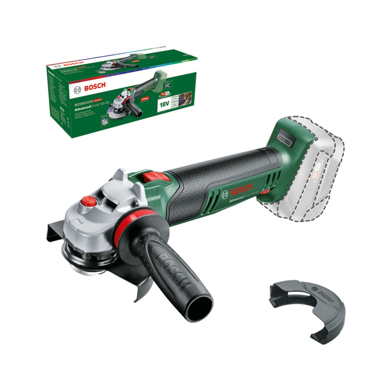 Bosch AdvancedGrind 18V-80 (Baretool) (125mm) Cordless 06033E5100