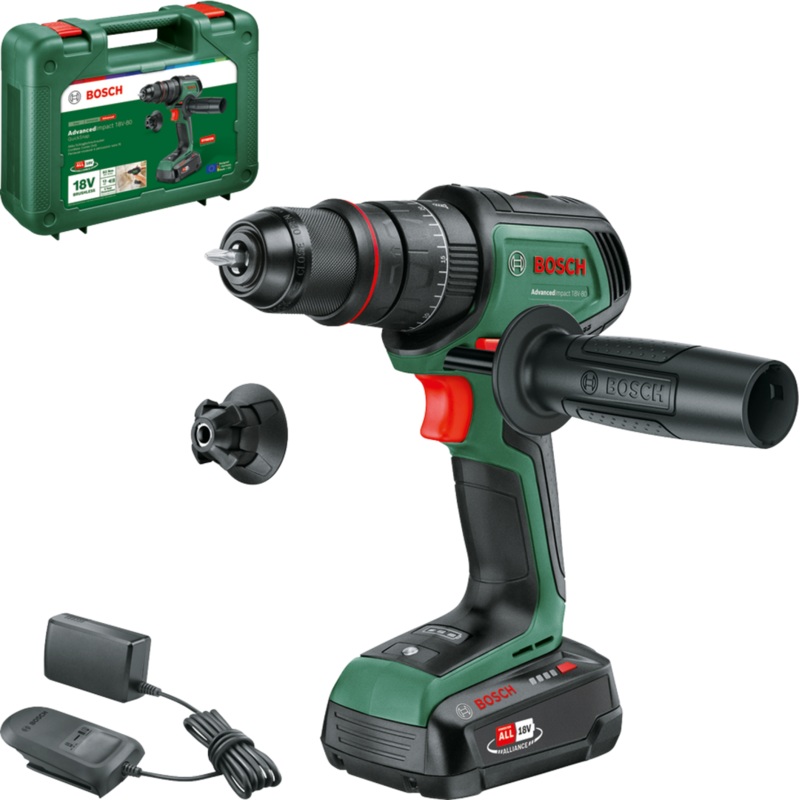 Bosch AdvancedImpact 18V-80 (1×2.5 Ah) + AL1820 Cordless 06039E2171