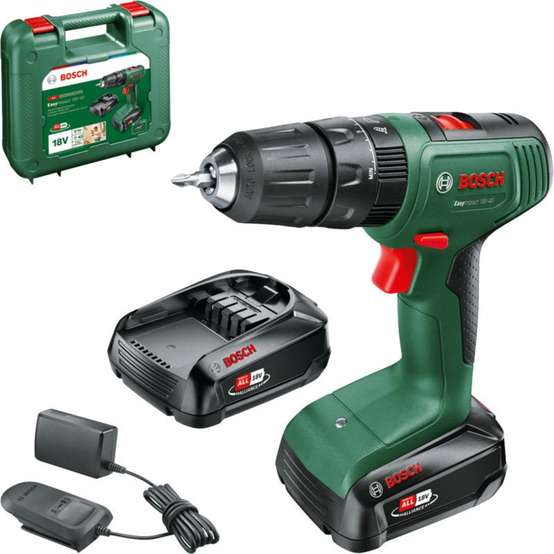 Bosch EasyImpact 18V-40 (2×1.5Ah) Cordless 06039D8171