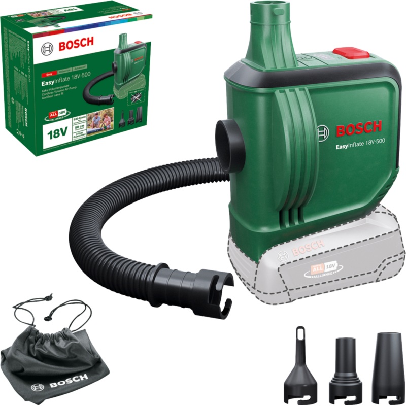 Bosch EasyInflate 18V-500 (Baretool) Cordless 0603947200