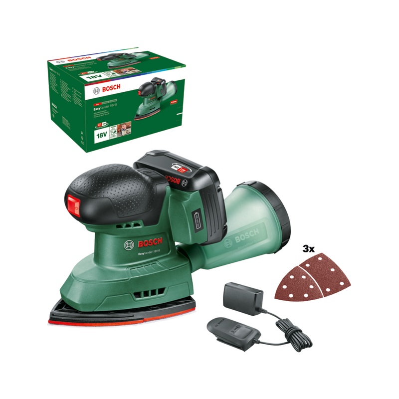 Bosch EasySander 18V-8 (1×2.5Ah) Cordless 06033E3070