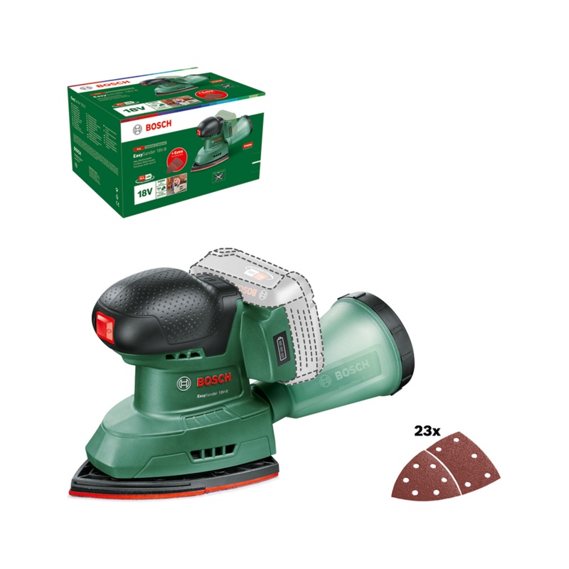 Bosch EasySander 18V-8 Cordless Multisander (Baretool) Cordless 06033E3000