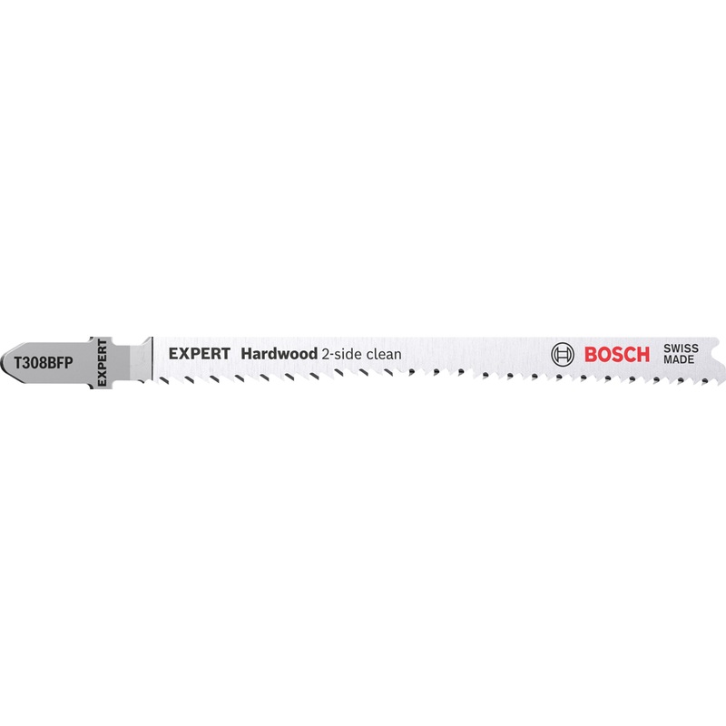 Bosch EXPERT Hardwood 2-side clean T 308 BFP Jigsaw Blade 3-pc 2608900547