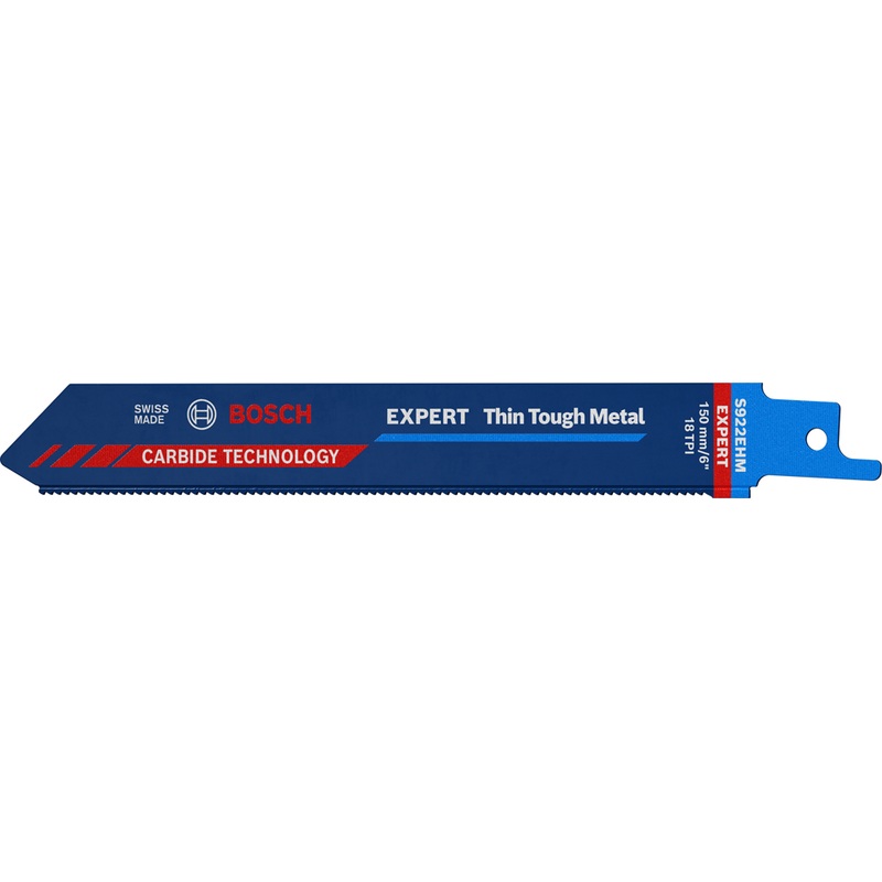Bosch EXPERT Thin Tough Metal S 922 EHM Reciprocating Saw Blade 3-pc 2608900361