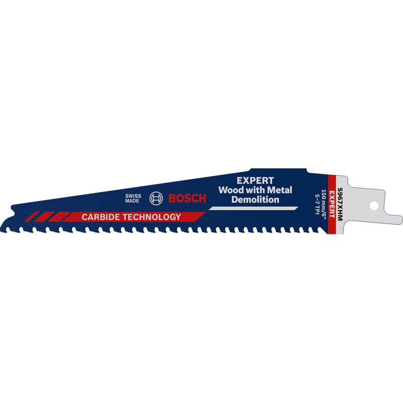 Bosch EXPERT Wood with Metal Demolition S967XHM Reciprocating Saw Blade 1-pc 2608900396