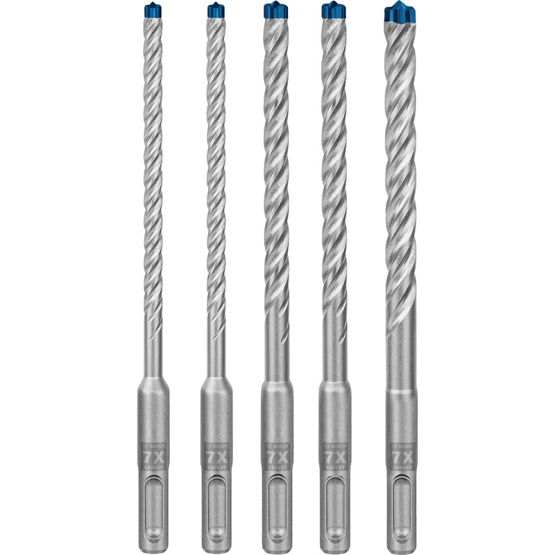 Bosch EXPERT SDS plus-7X Hammer Drill Bit Set 6/6/8/8/10mm 5-pc 2608900198