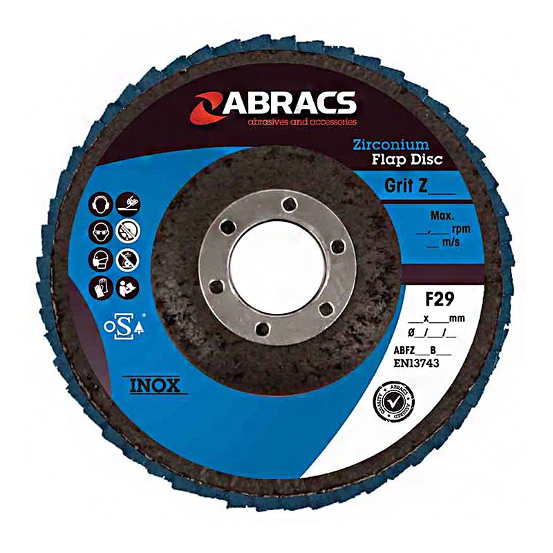 Abracs FZ10040G 100MM Flap Disc 40G ABR-FZ10040G