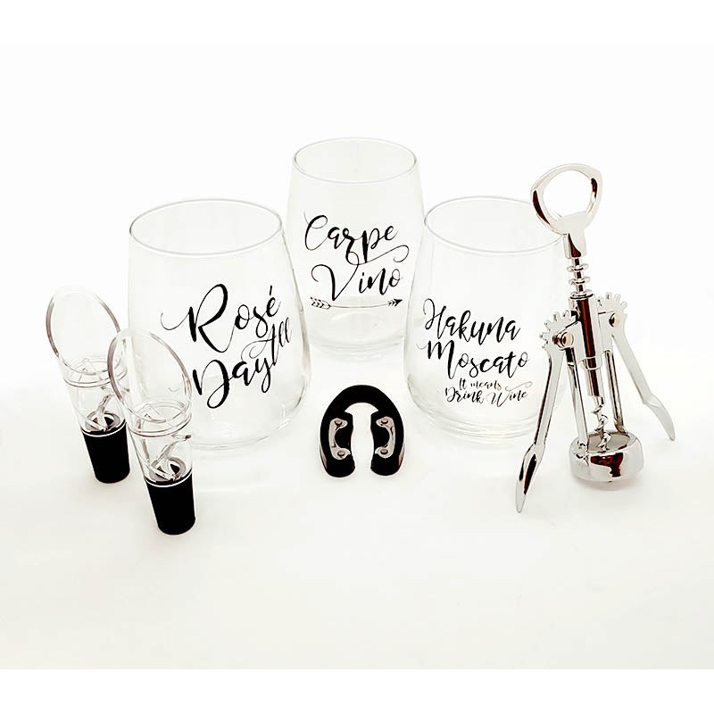 Wine Gift Set for Her – 7 piece