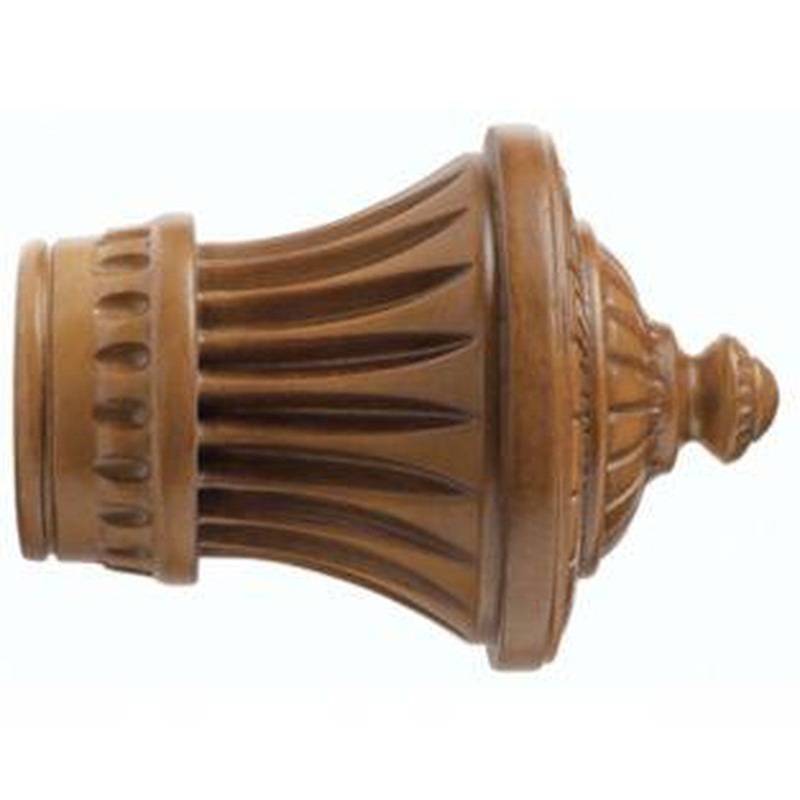 2 Wood Trends Charleston Finial – 820 – Estate Oak