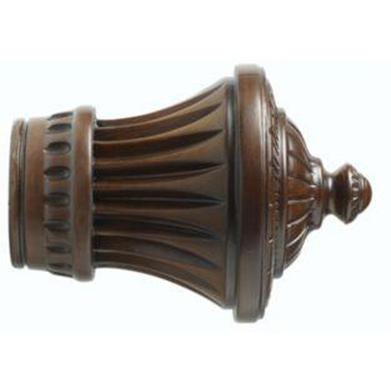 2 Wood Trends Charleston Finial – 841 – Coffee