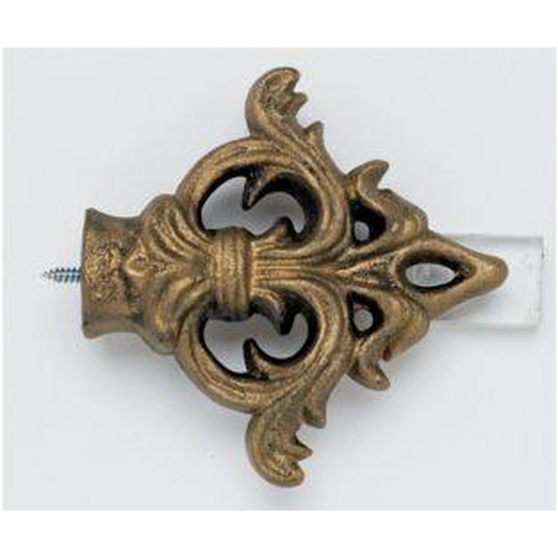 Acanthus Arrow Arrow Finial With Plug – Iron Gold – 801