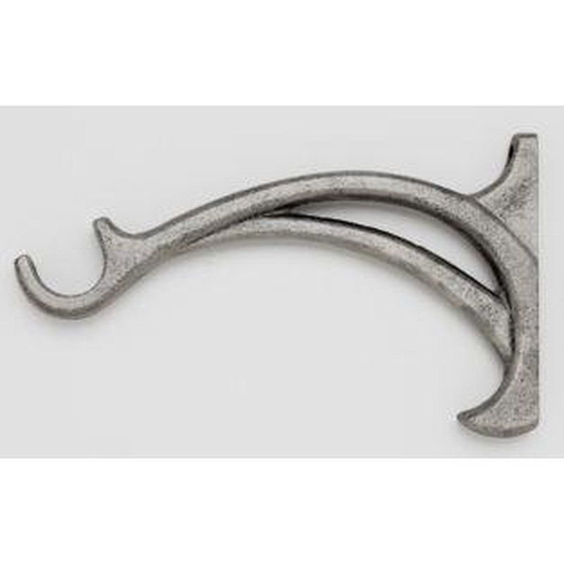 Wrought Iron Bracket 7-1/2 Projection – 011 – Antique Pewter