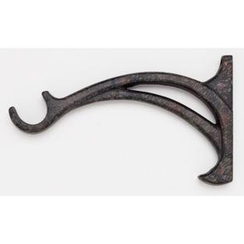 Wrought Iron Bracket 7-1/2 Projection – 802 – Iron Oxide