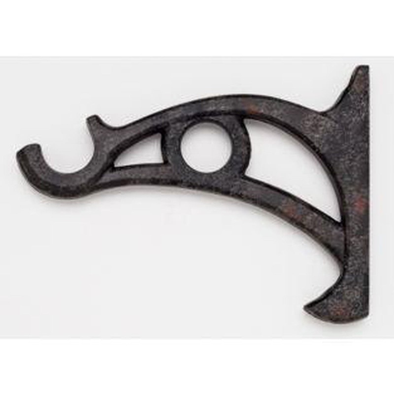 Wrought Iron Double Bracket – 802 – Iron Oxide