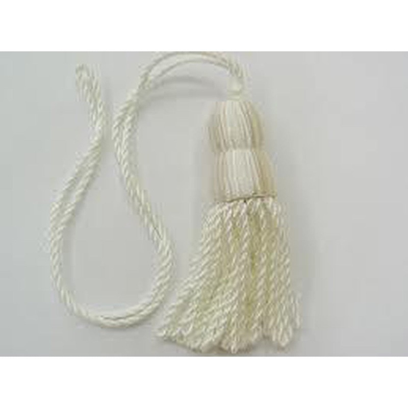 3 Tassel Pulls – White