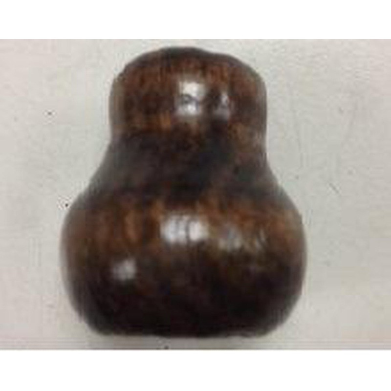 1 Wood Bell Cord Pull – Walnut – 25 Per Bag
