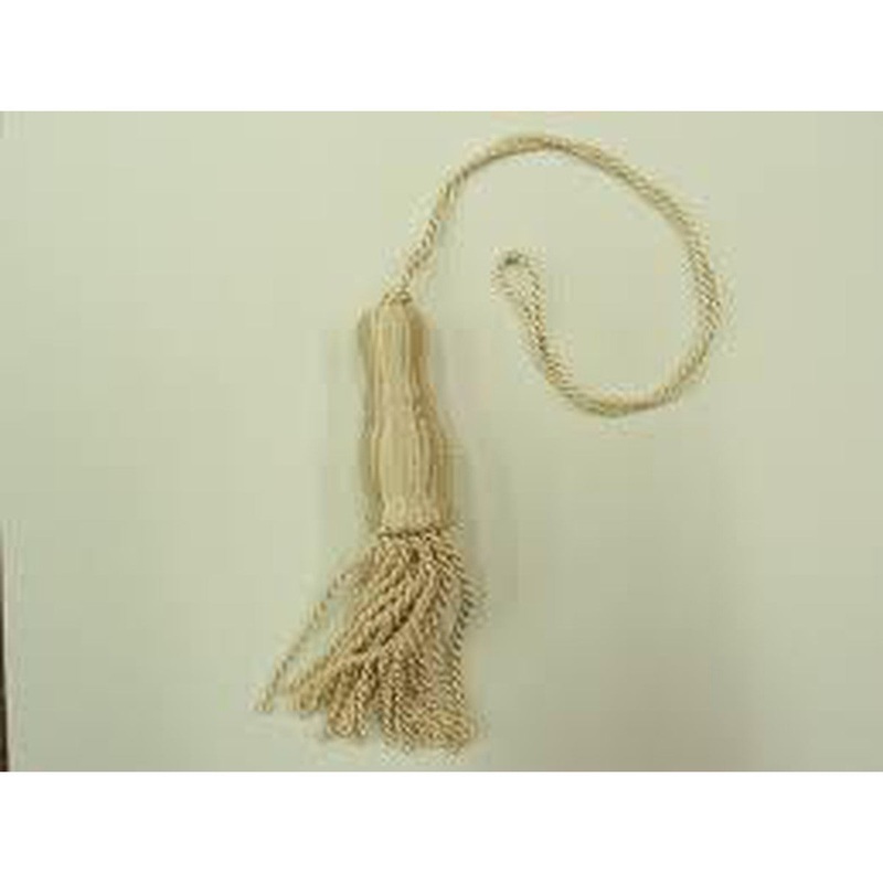 4 Bullion Tassel – Cream – Per Tassel