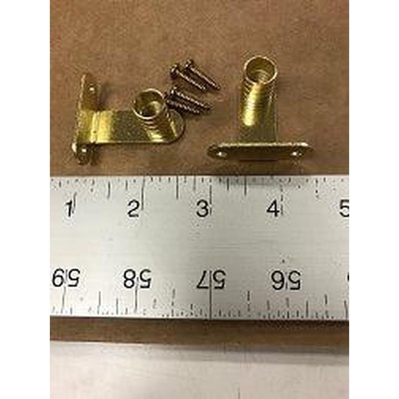 3/8 Outside Mount Brass Brackets (Pair) 1 Extension