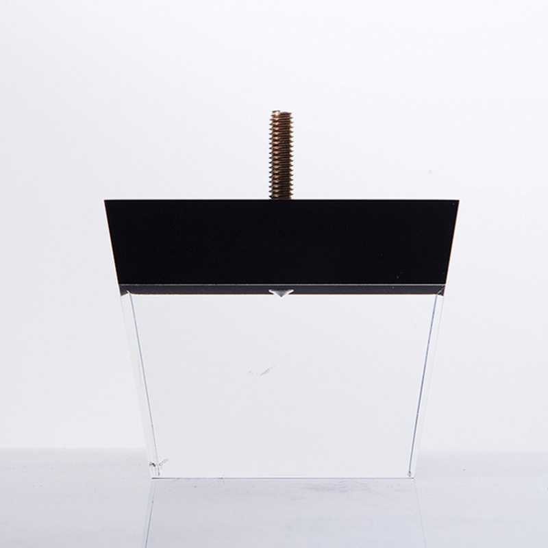 Acrylic Leg w/ Black Top 3 Tall 4-3