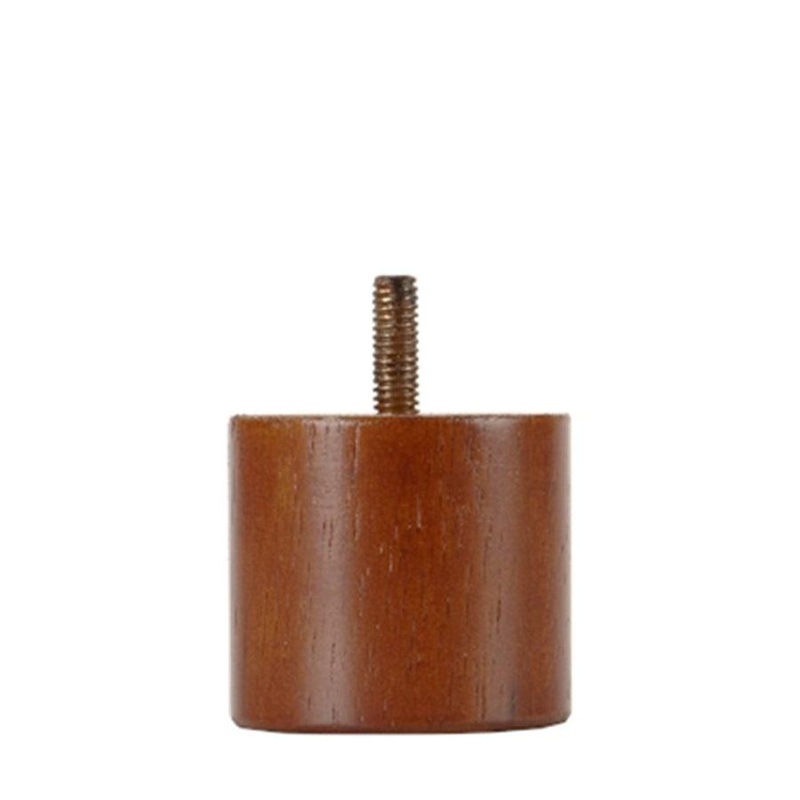 Walnut Cylinder Leg 2.25 diam., 2 Tall B
