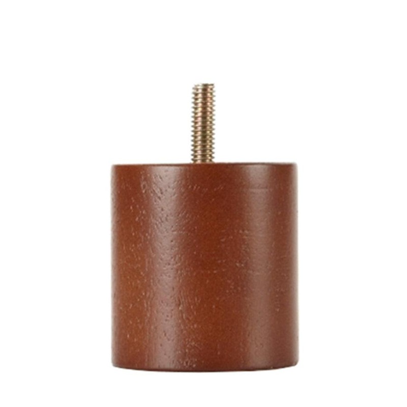 Walnut Cylinder Leg 2.25 diam., 3 Tall  B