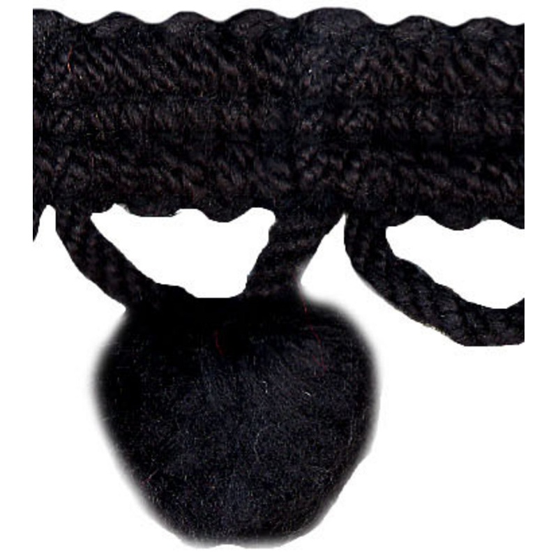 Ball Fringe 1-3/8 – R01 Black