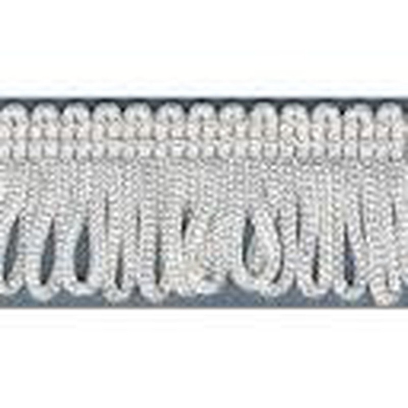 1 Rayon Loop Fringe/A01 White 24 Yards/Roll