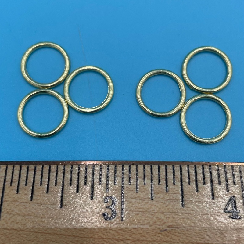3/8 Brass Metal Roman Shade Rings (1000/bag)