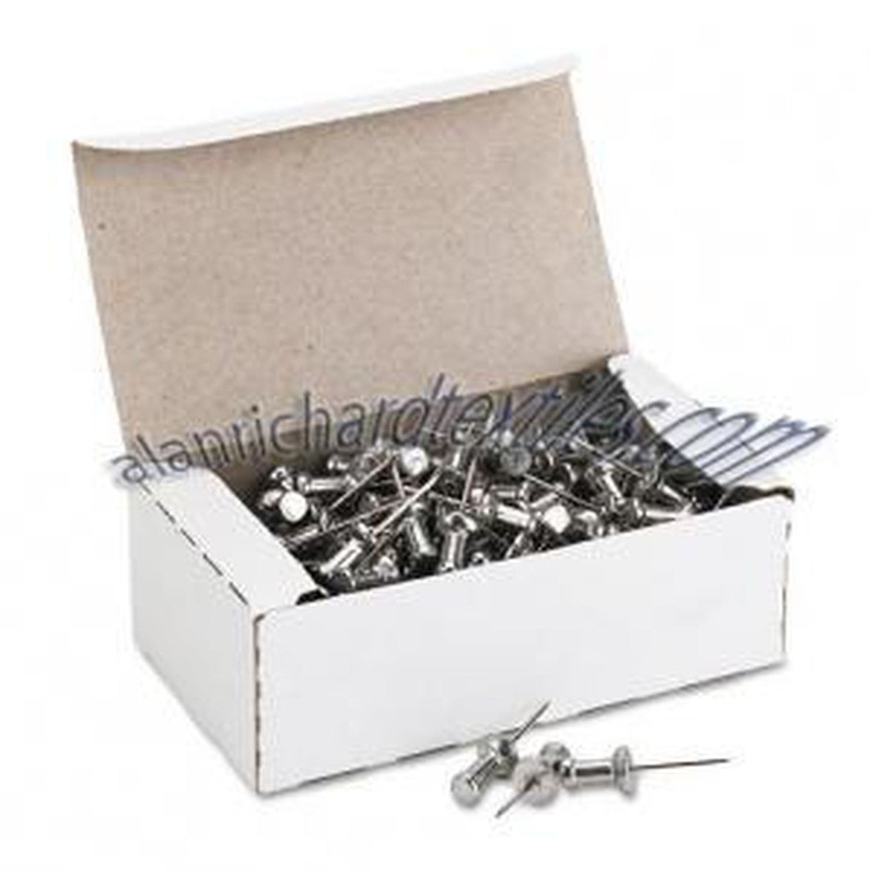 Aluminum Head Push Pins 100/box
