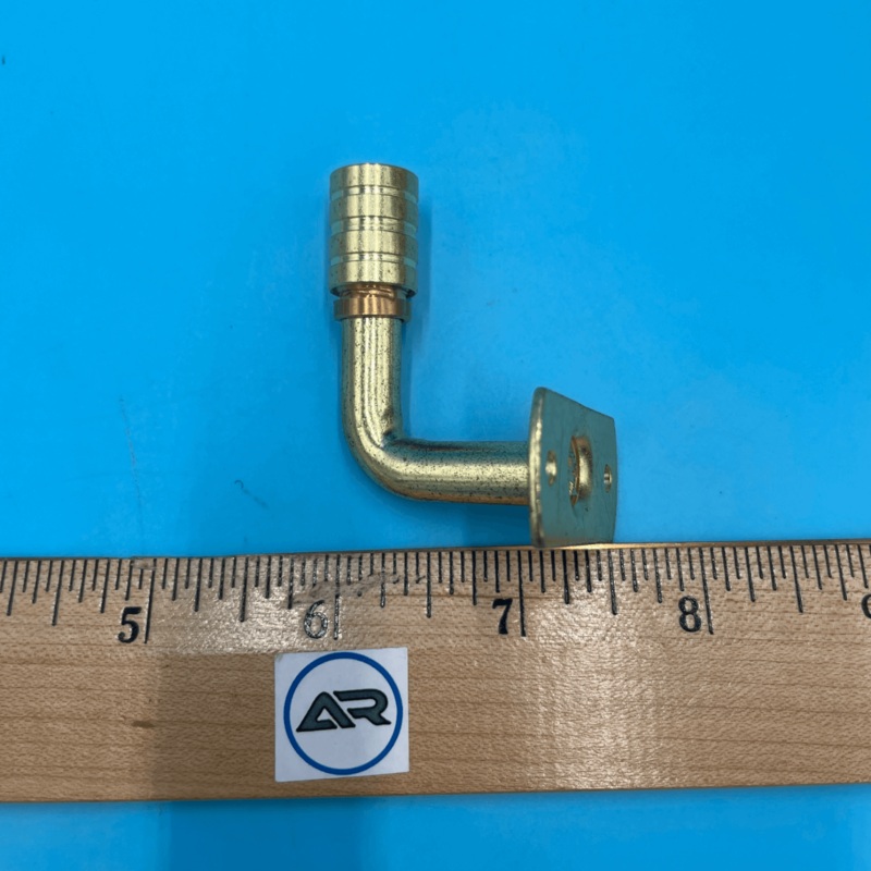 3/8 Gooseneck Cafe Curtain Rod Bracket with 1 Projection (Pair)