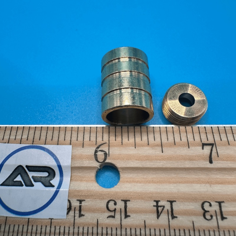 3/8 Inside Mount Brass Curtain Rod Socket (pair)