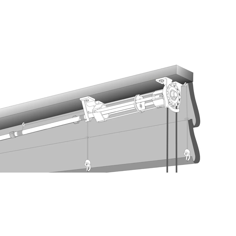 Assembled Rollease Headboard With 3/8 Shaft