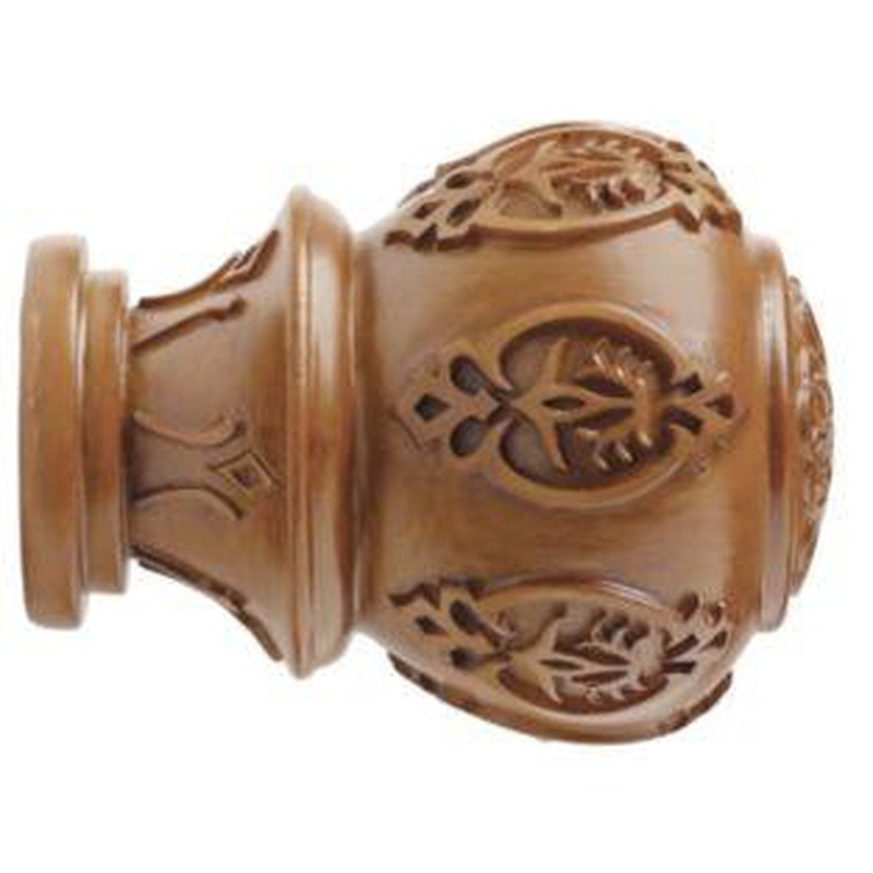 2 Wood Trends Lacey Finial – 820 – Estate Oak