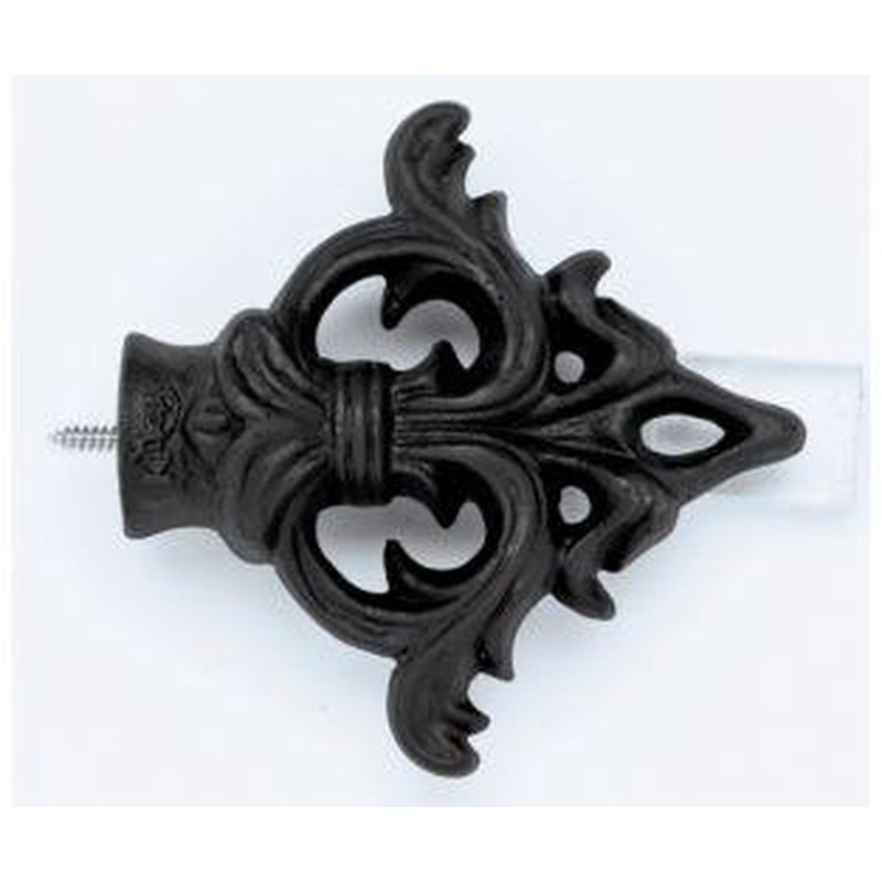 Acanthus Arrow Arrow Finial With Plug – Black – 770