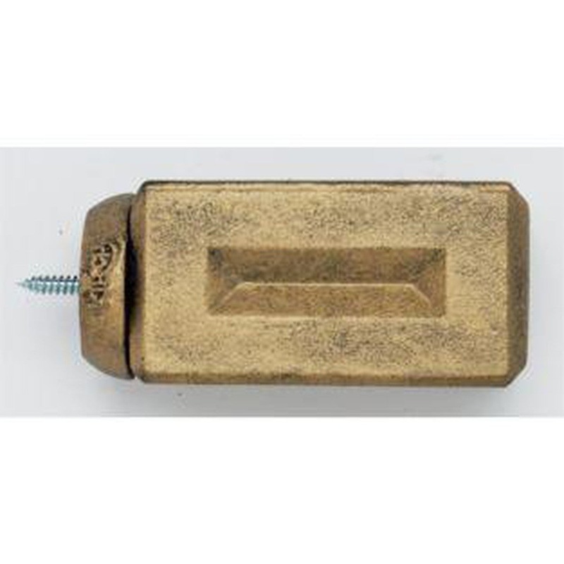 Beveled Brick Finial With Plug – 801 – Iron Gold