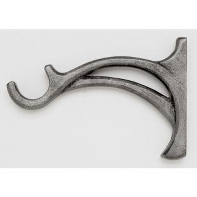 Wrought Iron Bracket 5-1/2 Projection – 011 – Antique Pewter