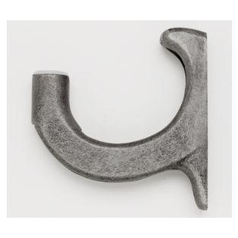 Wrought Iron Holdback Base – 011 – Antique Pewter