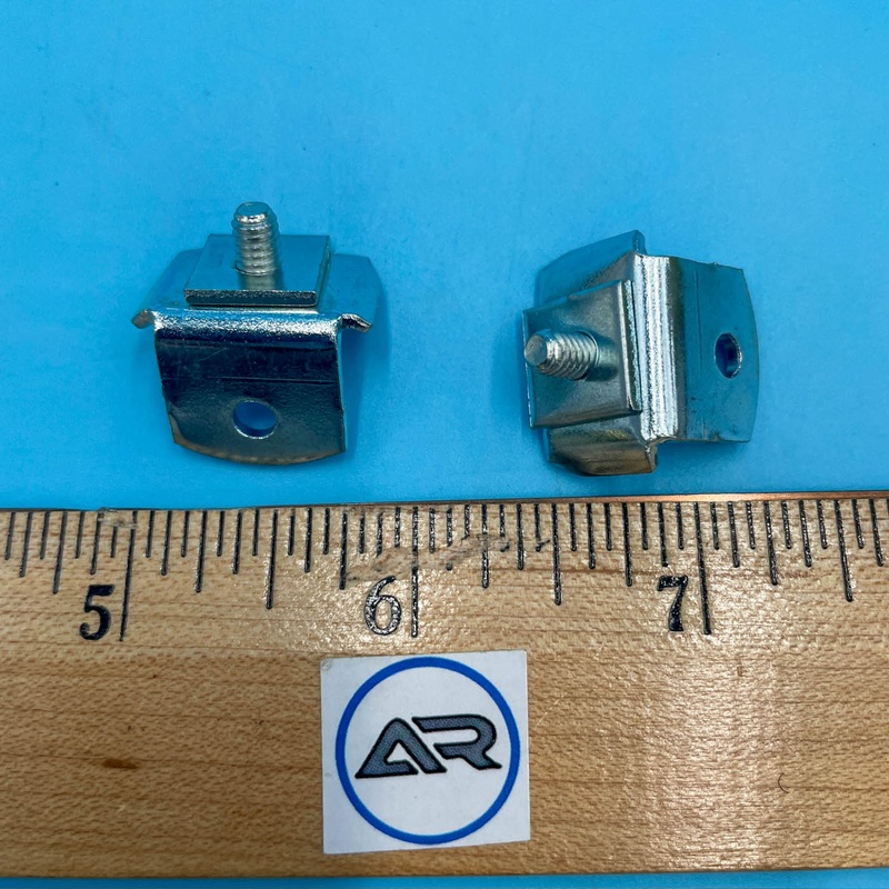 Architrac End Stop With Pin Hole Return – 9684 Track