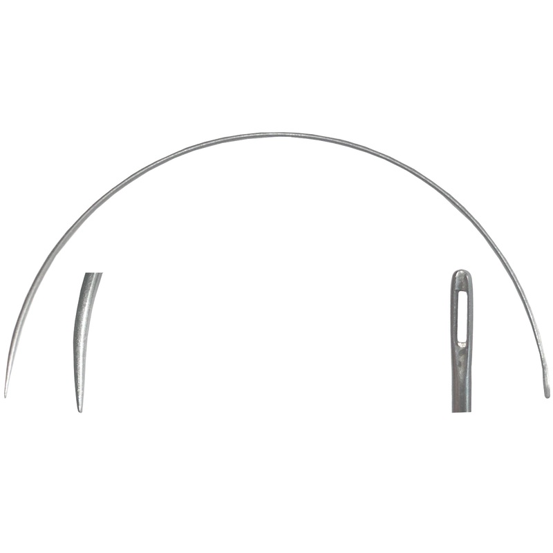 10 – 13Ga Curved Round Point Heavy Needles 12/pk