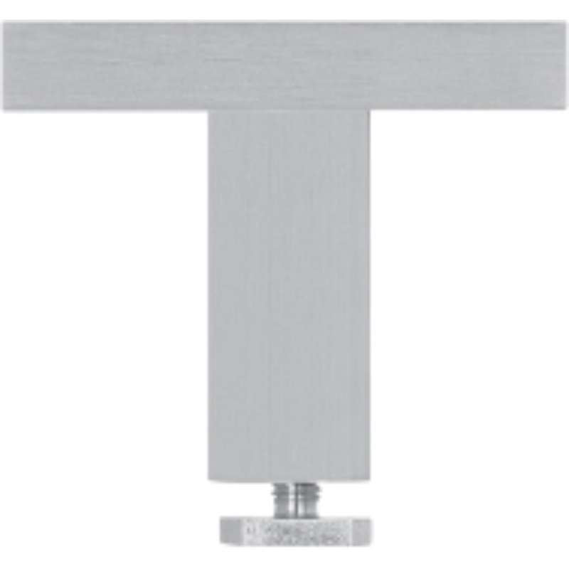 Wall And Ceiling Bracket, Single Square Sn