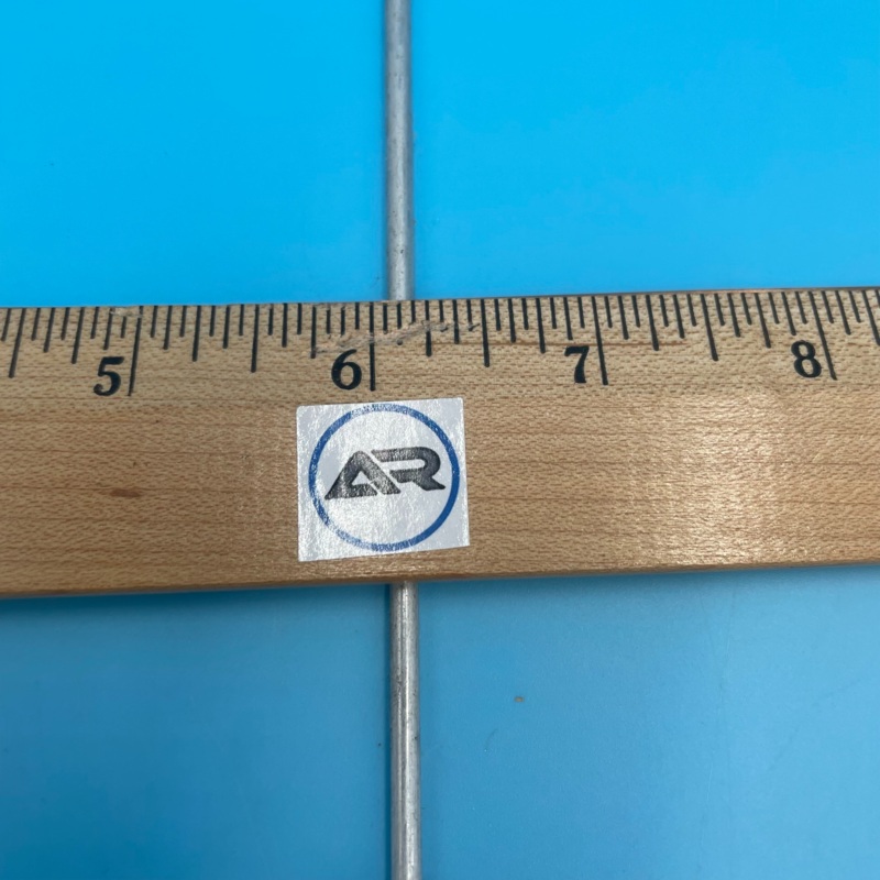 1/8 Metal Round Roman Shade Rib Uncut